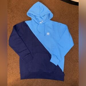 Adidas split color hoodie